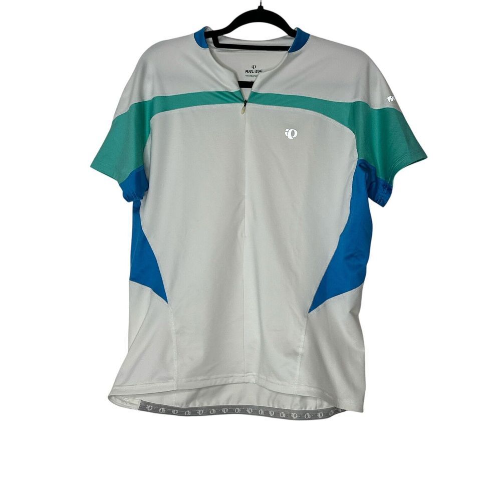 Pearl Izumi‎ Jersey Womens XL Cycling Short Sleeve Quarter Zip Pocket Athleisure
